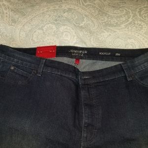 J LO JENNIFER LOPEZ JEANS BOOTCUT 20W NWTS
